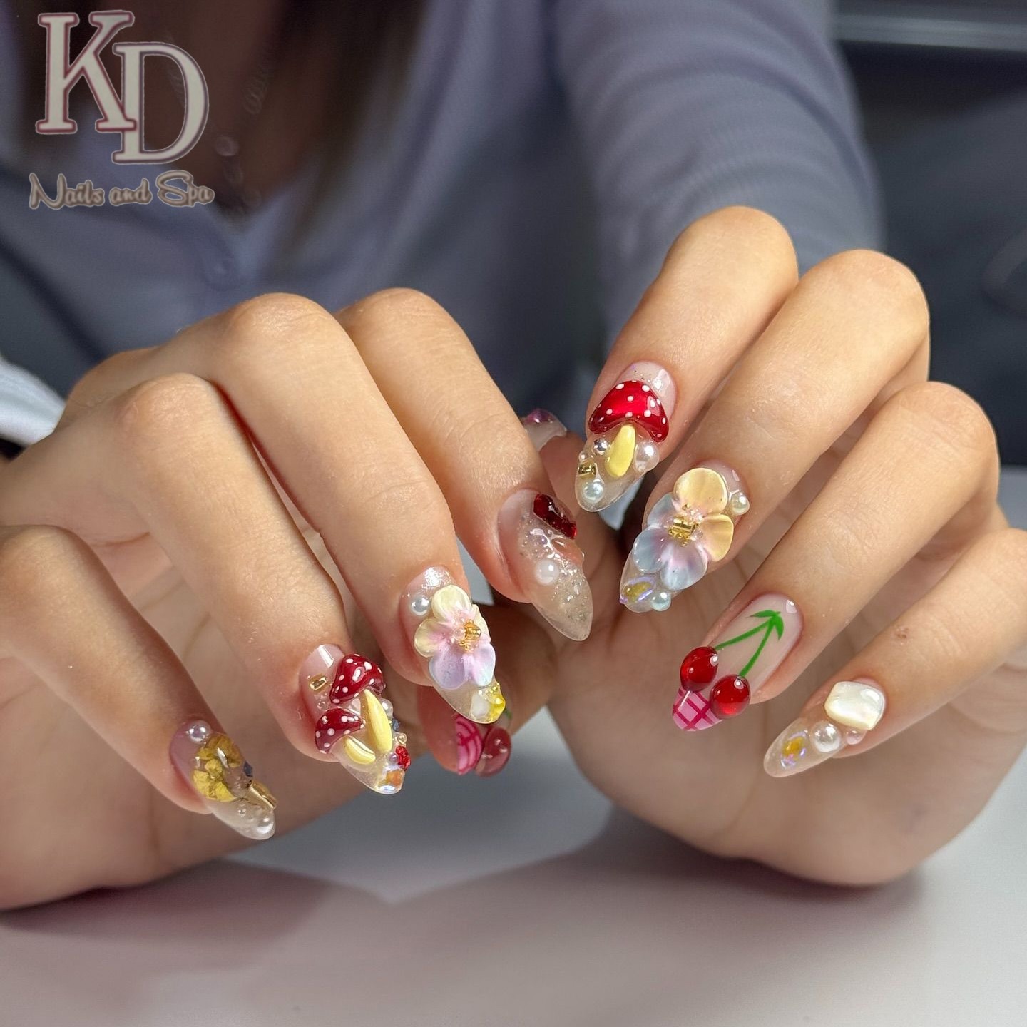 KD Nails & Spa nail work in Littleton, Colorado